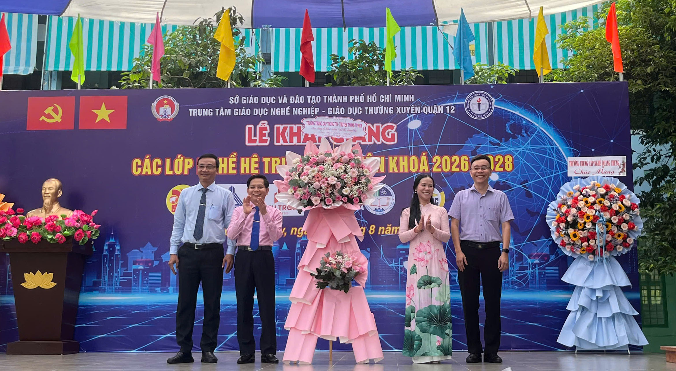 Lễ khai giảng các lớp nghề hệ trung cấp niên khóa 2026-2028