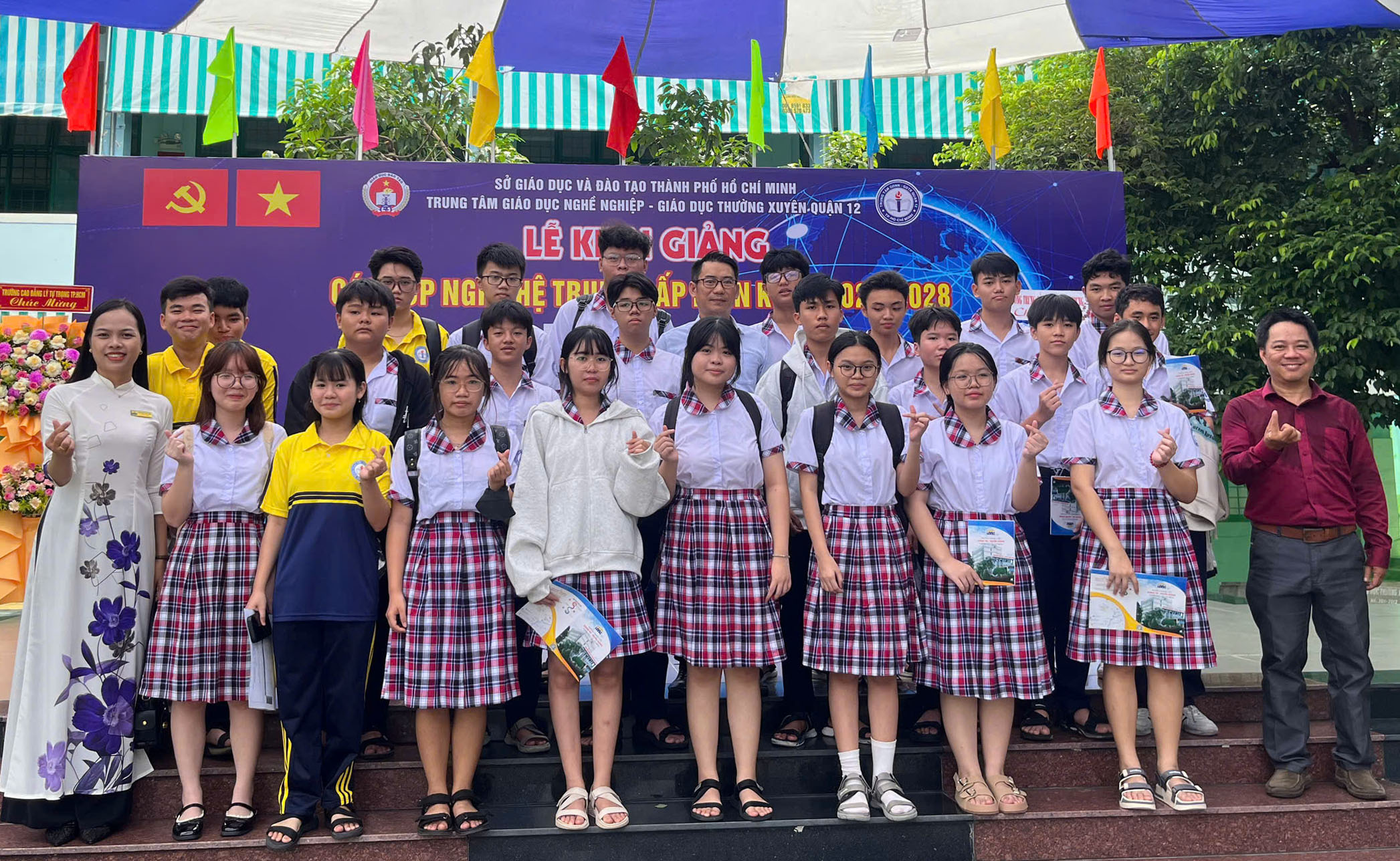 Lễ khai giảng các lớp nghề hệ trung cấp niên khóa 2026-2028